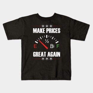 Make Gas Prices Great Again Funny Trump Supporters Vintage Kids T-Shirt